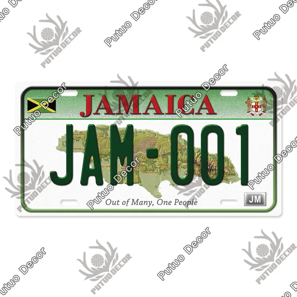 Auto Repair Shop License - Countries License Plate Metal Tin Sign