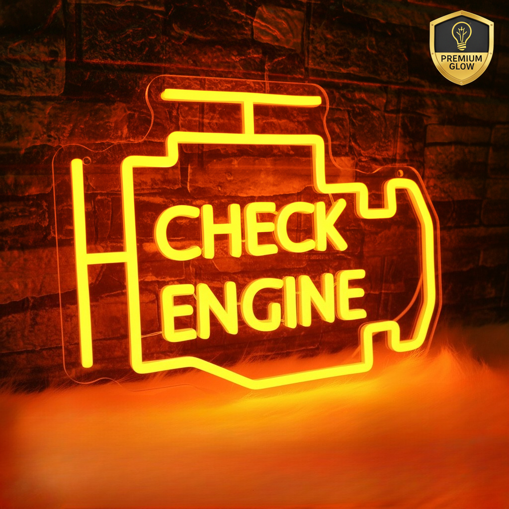 Check Engine  Neon LED Light – - Auto Repair Shop Open avis et prix