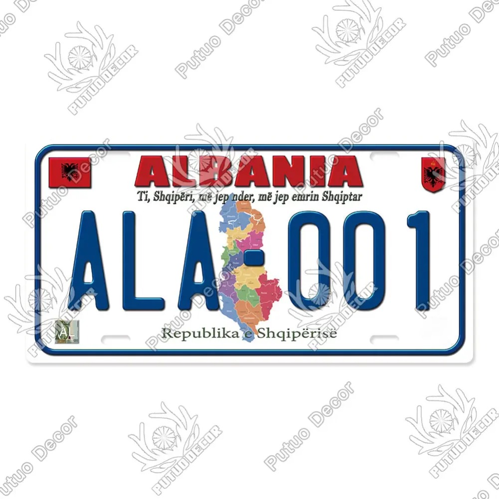 Countries License Plate Metal  - Auto Repair Shop License avis et prix