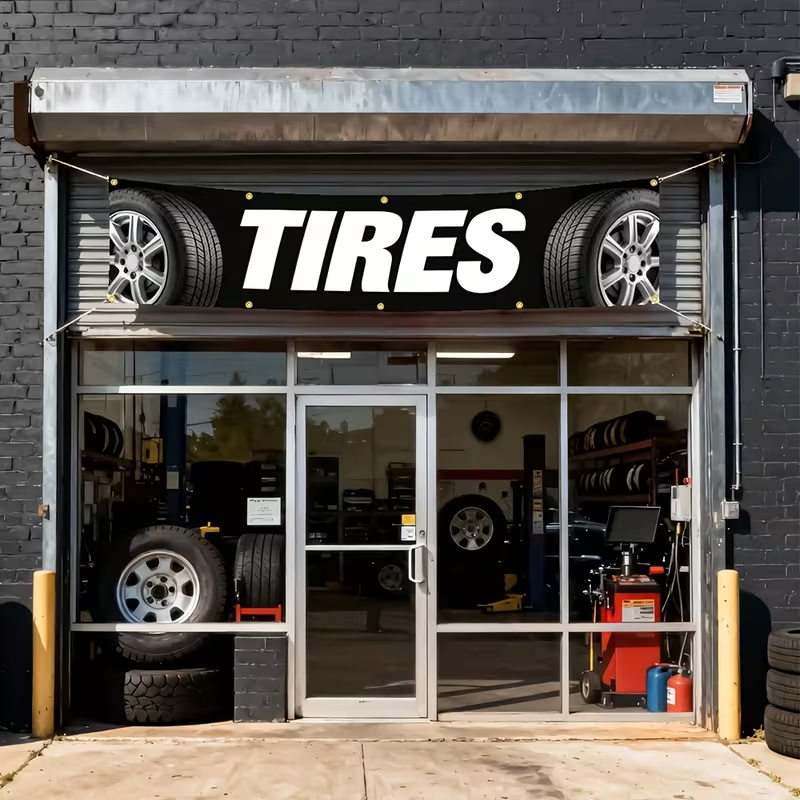 Custom Banner Advertisement Au - Auto Repair Shop Open avis et prix