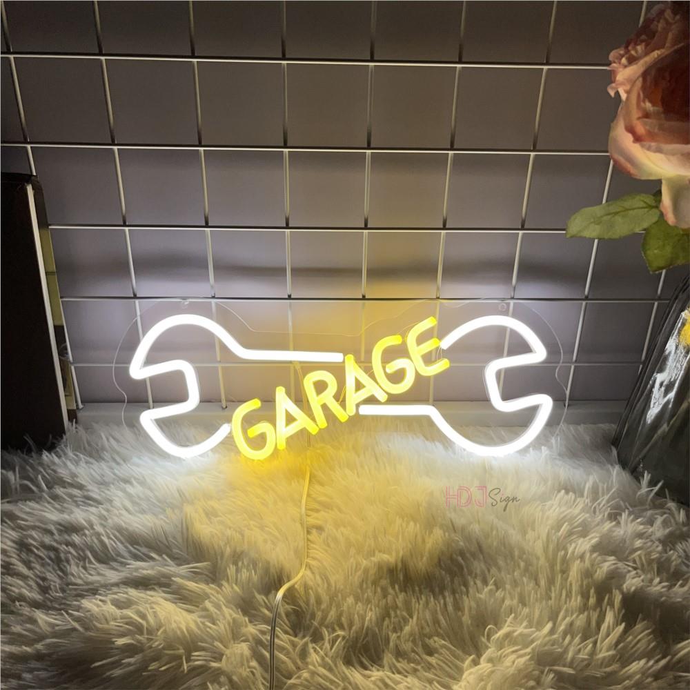 Garage Neon Sign Car Check Aut - Auto Repair Shop Open avis et prix